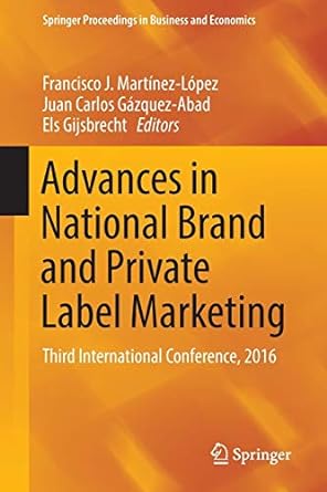 advances in national brand and private label marketing third international conference 2016 1st edition