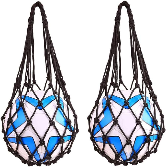 eastygold basketball net bag soccer football mesh storage sports ball holder nylon carry bag durable single