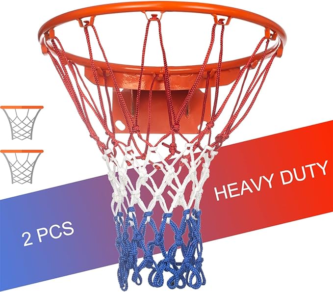 basketball nets professional heavy duty basketball nets replacement all weather anti whip for indoor and