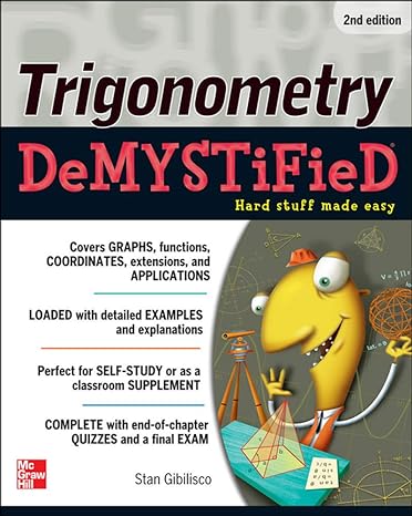 trigonometry demystified 2nd edition stan gibilisco 0071780246, 978-0071780247