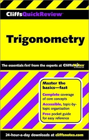 Cliffsquickreview Trigonometry