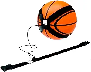 ball by yourself indoor/outdoor basketball training strap fits all 27 5 28 5 and 29 5 basketballs with our
