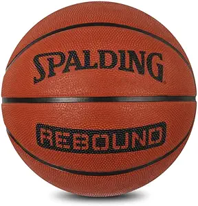 spalding nba rebound basketball ball indoor outdoor playing ball size 6 plus pump  spalding b09366xgmw