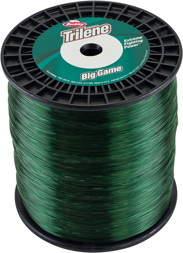 berkley trilene big game green 15lb 6 8kg 10800yd 9875m monofilament fishing line suitable for saltwater and