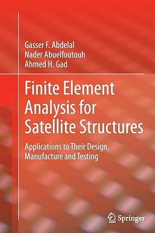 finite element analysis for satellite structures applications to their design manufacture and testing 2013th