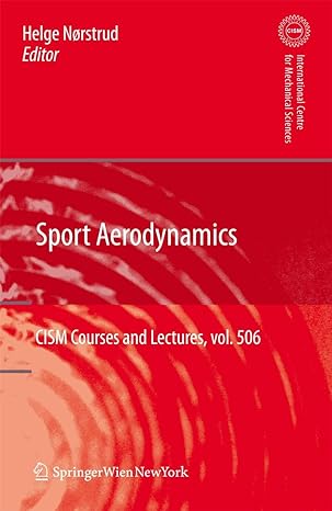 sport aerodynamics 1st edition helge noerstrud 3211999450, 978-3211999455