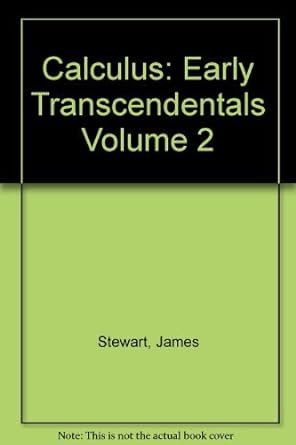 calculus early transcendentals volume 2 fif edition james stewart 0534392458, 978-0534392451