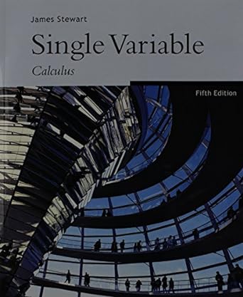 single variable calculus 5th edition james stewart 0534555381, 978-0534555382