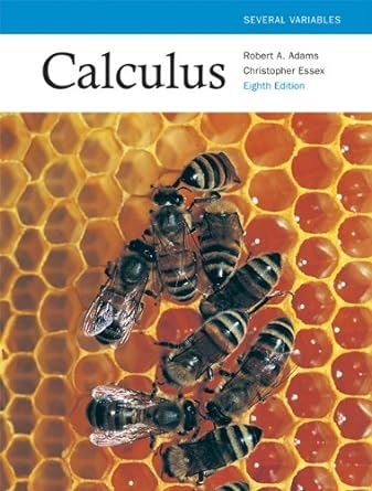 calculus several variables 8th edition robert a adams ,christopher essex 0321877411, 978-0321877413