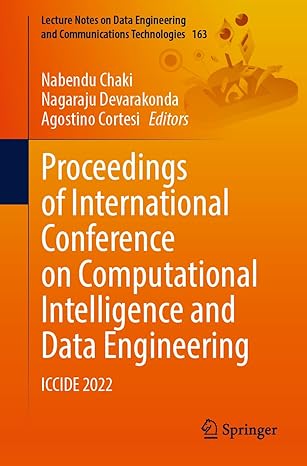 proceedings of international conference on computational intelligence and data engineering iccide 2022 1st