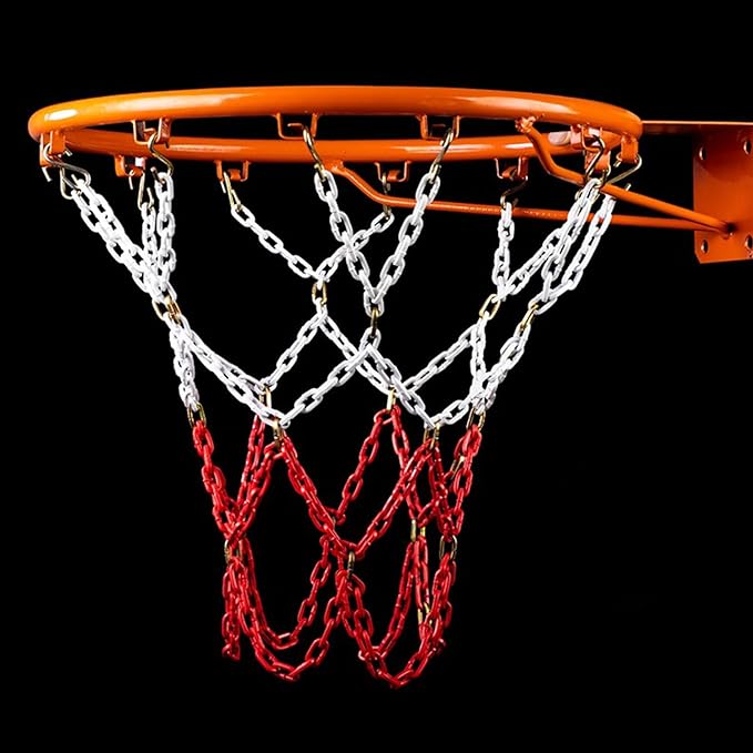 touch fish heavy duty basketball net replacement quick installation stainless steel basketball hoop net