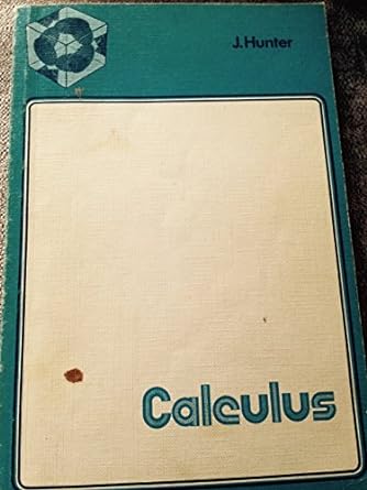 calculus 1st edition john hunter 0216894816, 978-0216894815