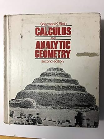 calculus and analytic geometry 2nd edition sherman k stein 0070610088, 978-0070610088