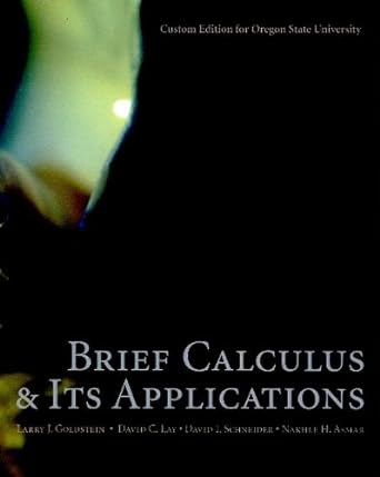brief calculus and its applications 1st edition  0558850928, 978-0558850920