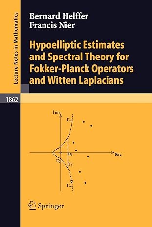 Hypoelliptic Estimates And Spectral Theory For Fokker Planck Operators And Witten Laplacians