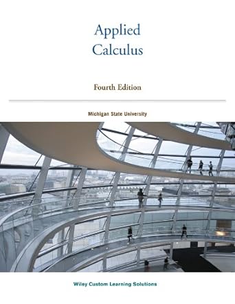applied calculus 4th edition inc john wiley sons 111878779x, 978-1118787793