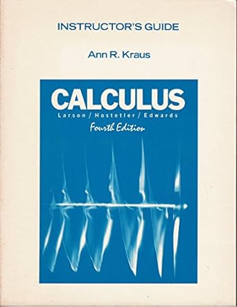 instructors guide calculus larson hostetler edwards 1st edition ann r kraus 0669217379, 978-0669217377