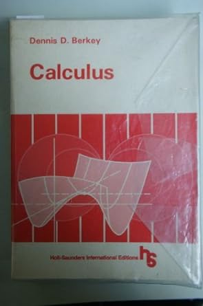 calculus 1st edition dennis d berkey 4833702223, 978-4833702225