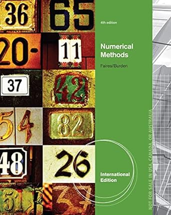 numerical methods 4th edition richard burden ,j faires 0495385697, 978-0495385691
