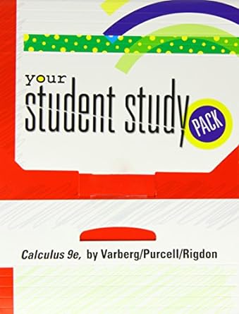 student study pack for calculus 9th edition steve rigdon 0132203235, 978-0132203234