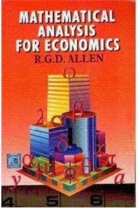mathematical analysis for economics 1st edition allen 8174730281, 978-8174730282