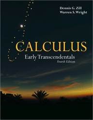 calculus early transcendentals 1st edition dennis g zill 0763759953, 978-0763759957