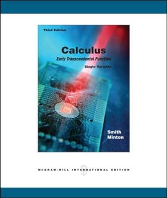 calculus single variable 1st edition robert t smith 0071107533, 978-0071107532