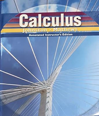 calculus 1st edition elgin h johnson 0201753030, 978-0201753035