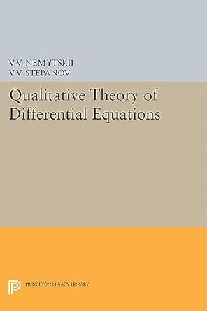 qualitative theory of differential equations 1st edition viktor vladimirovich nemytskii 0691625948,