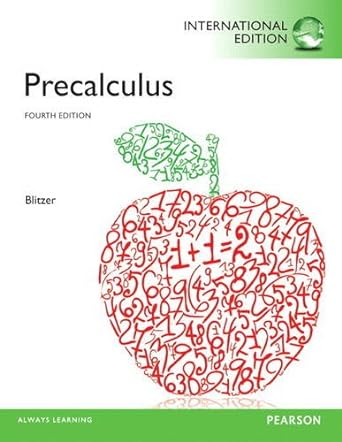 precalculus 4th edition robert f blitzer 0321777611, 978-0321777614