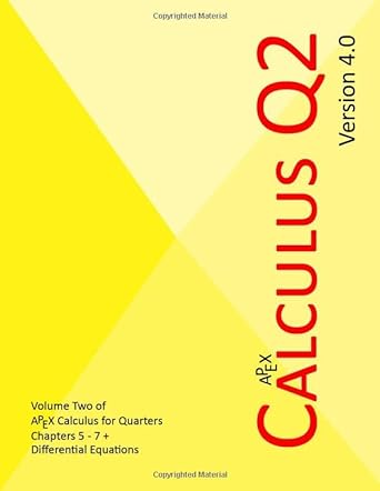 apex calculus for quarters q2 1st edition dr gregory hartman 1722973366, 978-1722973360