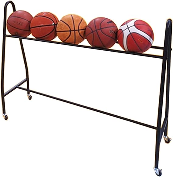 jlxj basketball rack cart on wheel for 3 point shooting inclined frame angle balls storage holder for outdoor