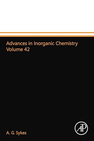 advances in inorganic chemistry volume 42 1st edition a g sykes 0123993881, 978-0123993885