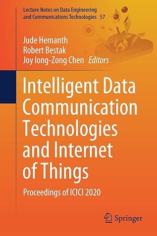 intelligent data communication technologies and internet of things proceedings of icici 2020 1st edition jude