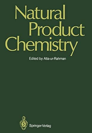 natural product chemistry 1st edition atta ur rahman 3642714277, 978-3642714276