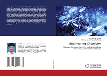 engineering chemistry molecular structure water electro chemistry drug molecules spectroscopic techniques 1st