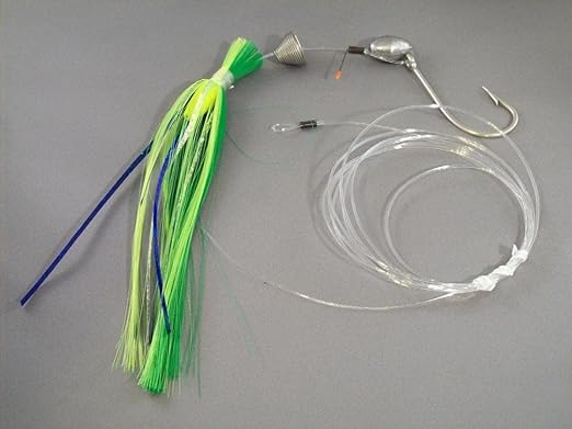 blue water candy ballyhoo rig with 100 pound mono line  ?blue water candy b0084efv94