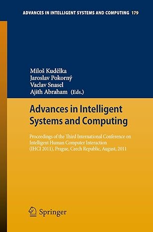 proceedings of the third international conference on intelligent human computer interaction prague czech