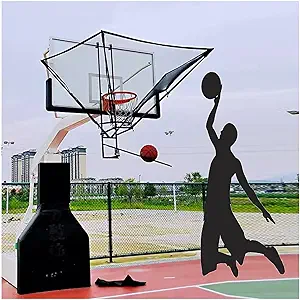 hanging basketball automatic return net adjustable shooting aid/training equipment for basketboard hoops