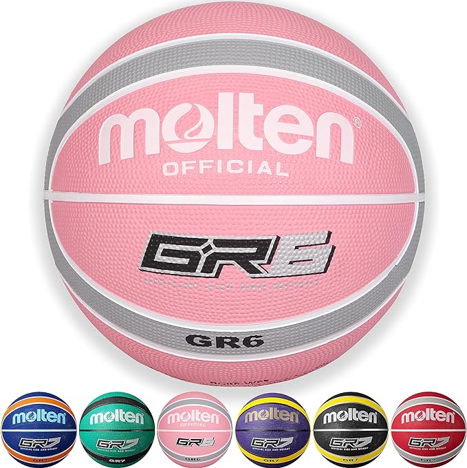 molten gr7 indoor outdoor rubber basketball ball pink  ?molten b00gjlmor6
