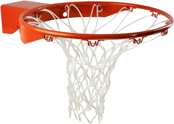 cannon sports white basketball net replacement with anti whip and standard 12 loop for indoor/outdoor play