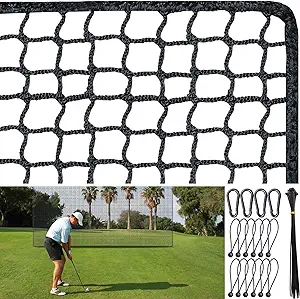 golf practice net heavy duty polyester golf nets for backyard driving stretchy anti ripped golf hitting net