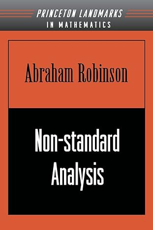 non standard analysis 1st edition abraham robinson 0691044902, 978-0691044903
