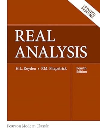 real analysis 4th edition halsey royden ,patrick fitzpatrick 0134689496, 978-0134689494