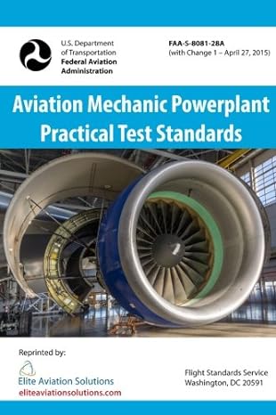 aviation mechanic powerplant practical test standards faa s 8081 28a 1st edition federal aviation