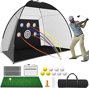golf practice net golf nets for backyard driving chipping golf hitting swing training net 10 7 for garage or