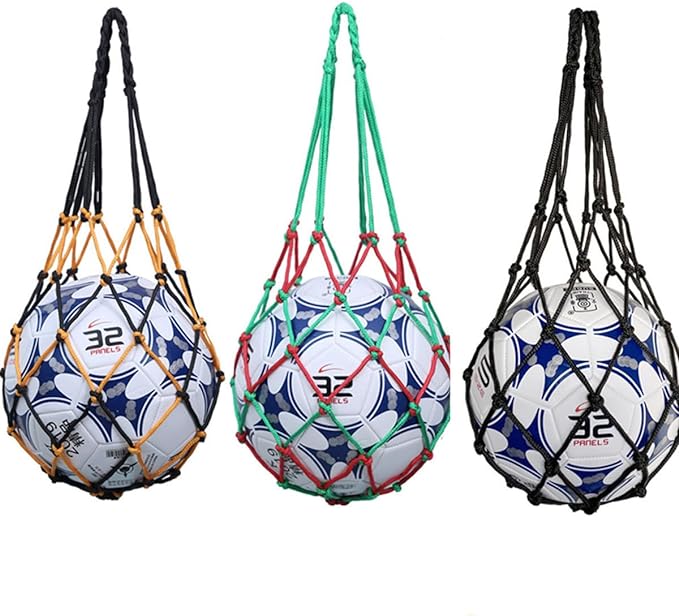 beetoo basketball net bag 3pcs single ball basketball bag nylon single ball carrier net bag for basketball