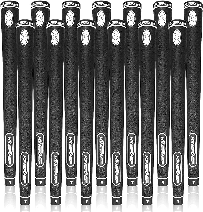 kingrasp high traction rubber golf gripsgolf midsize grips all weather rubber golf club grips 13 grips kit