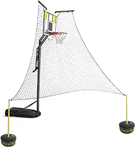 basketball rebounder net return system portable shot trainer sports basketball shooting aid training