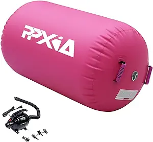 ppxia gymnastics air roller air barrel inflatable tumbling mat tumble track backhandspring mat gymnastic